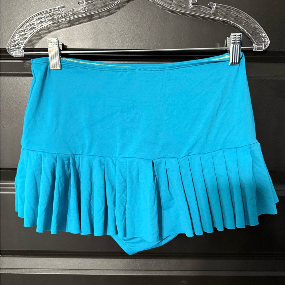 Beach House Blue Swim Skirt